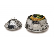 Kitchen Craft Stainless Steel Collapsible Steaming Basket 28cm